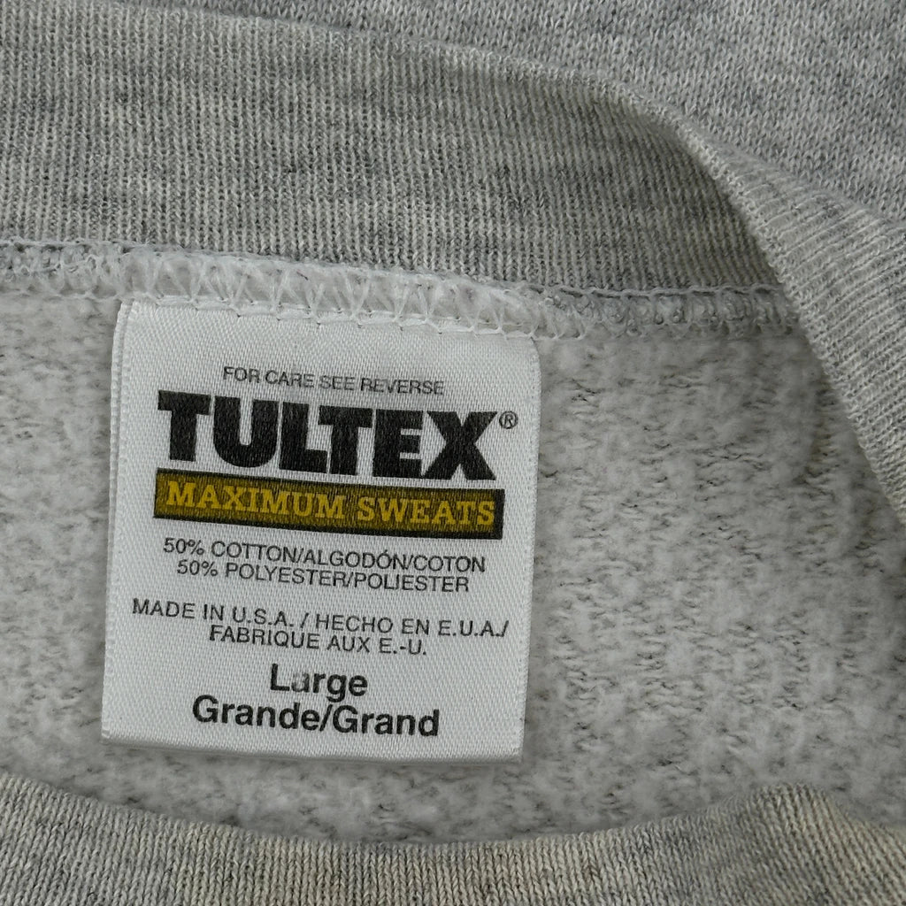 Disney Characters Tultex Cartoon Sweatshirt - Large Gray Cotton Blend - Image 3