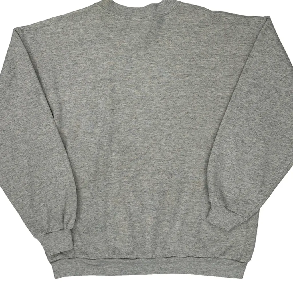 Disney Characters Tultex Cartoon Sweatshirt - Large Gray Cotton Blend - Image 6