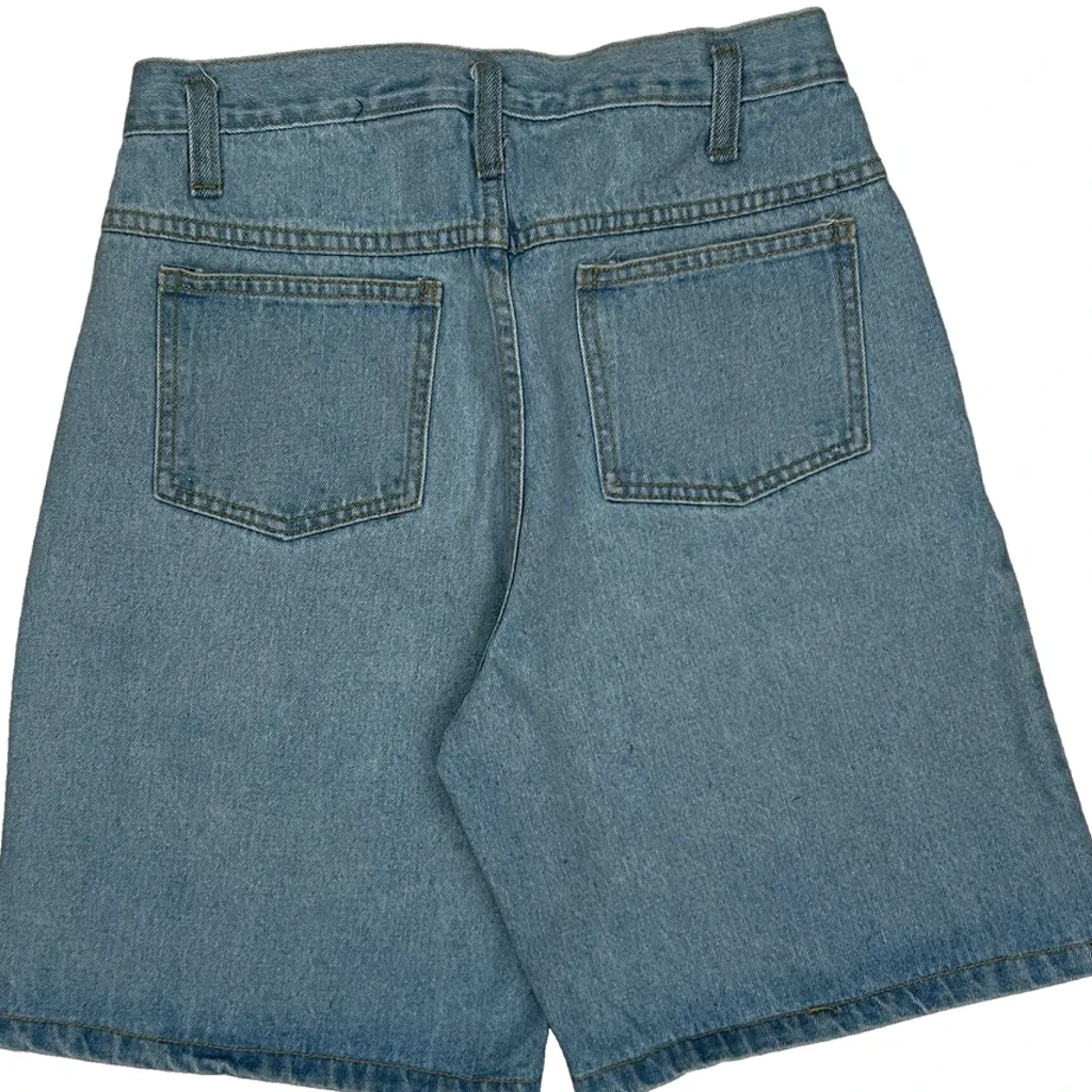 Disney Mickey Unlimited Cartoon Denim Shorts - 26W UK 8 Blue Denim - Image 7