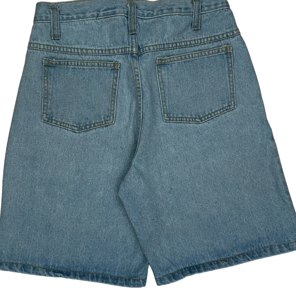 Disney Mickey Unlimited Cartoon Denim Shorts - 26W UK 8 Blue Denim - Image 8