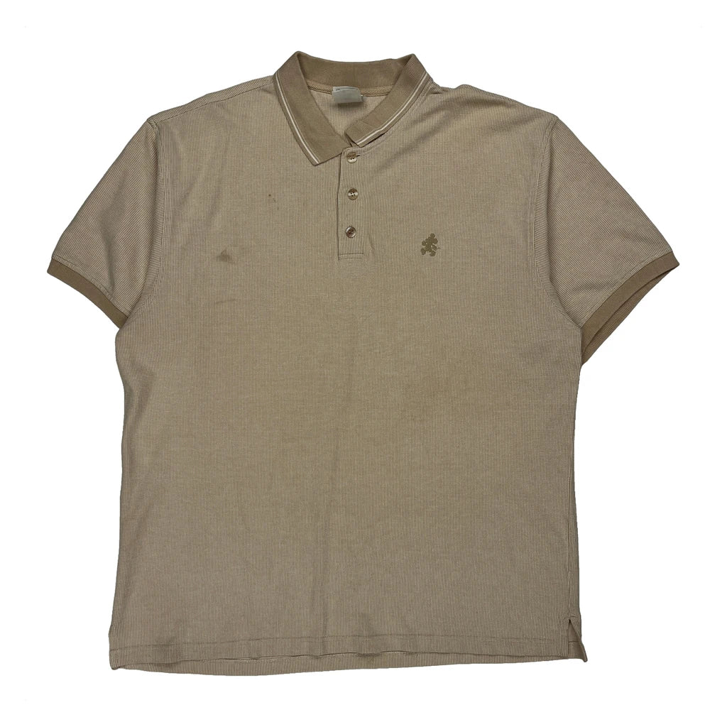 Disney Polo Shirt - XL Beige Cotton