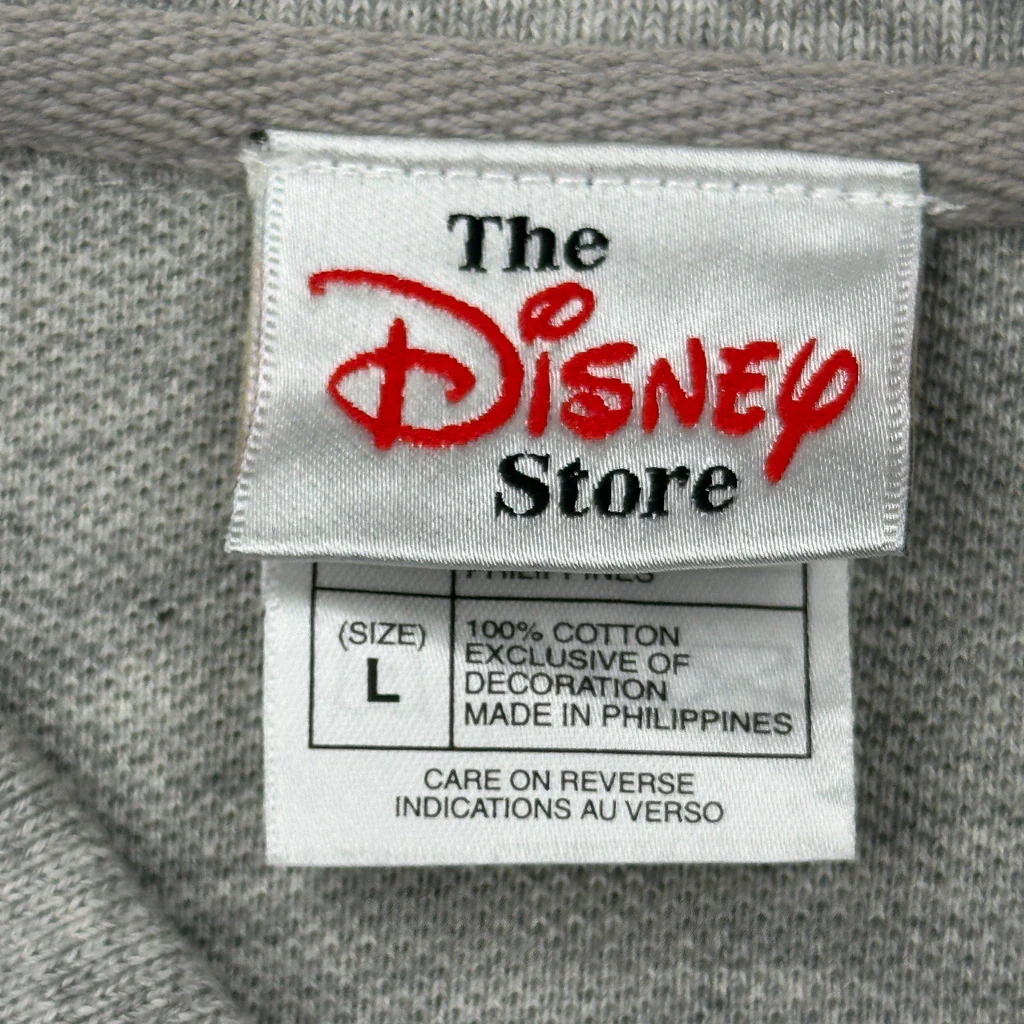 Disney Polo Shirt - Large Grey Cotton - Image 3
