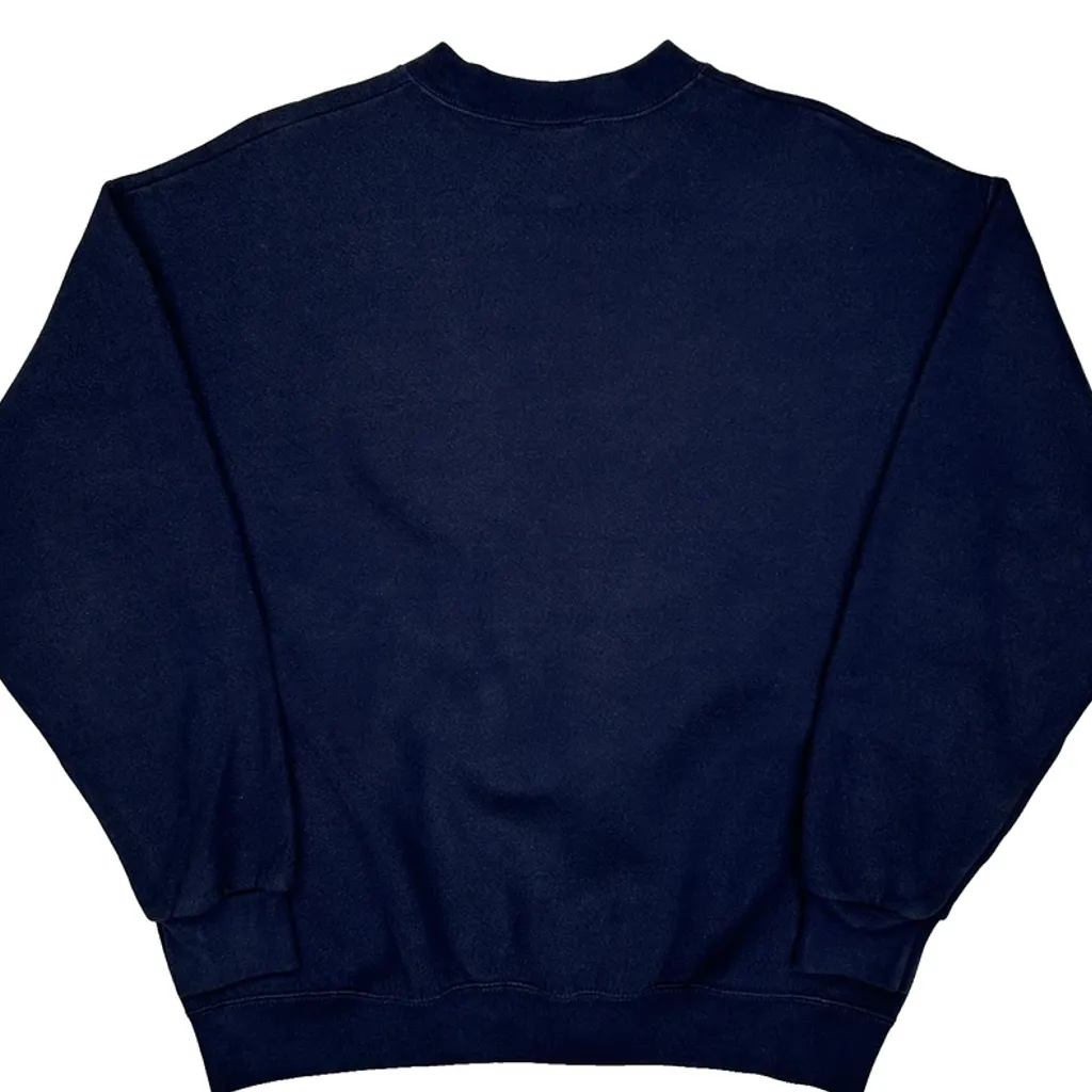 Disney Christmas Sweatshirt - Large Navy Cotton - Image 7