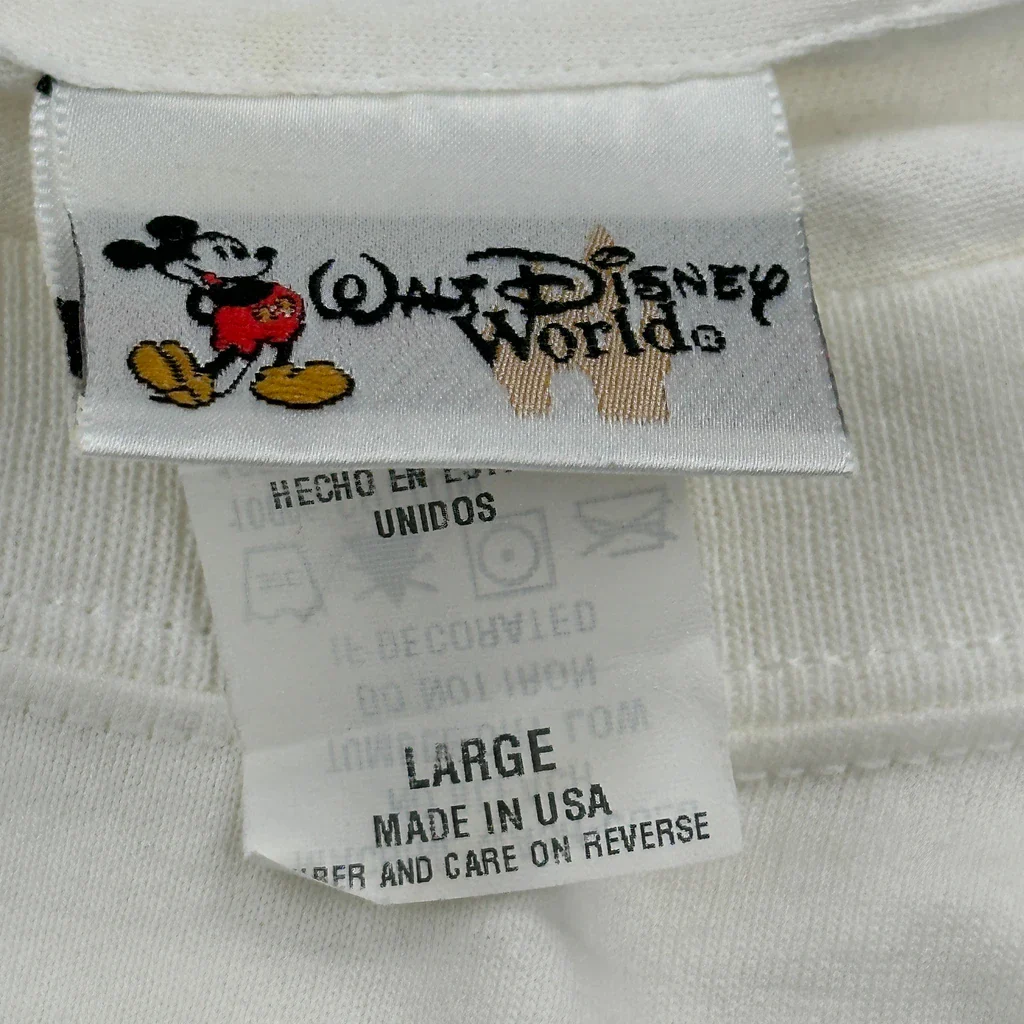 Disney T-Shirt - Large White Cotton - Image 3