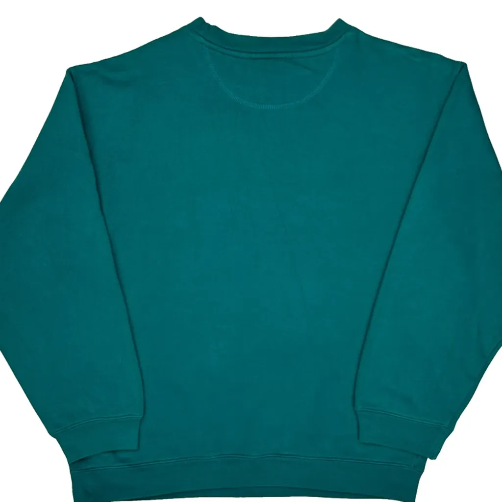 Disneyland Disney Graphic Sweatshirt - Small Green Cotton - Image 7