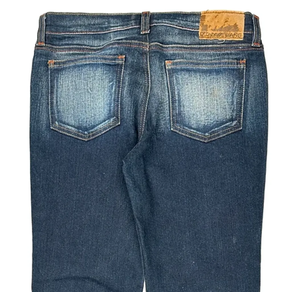 Dkny Flared Jeans - 30W UK 8 Blue Cotton - Image 8