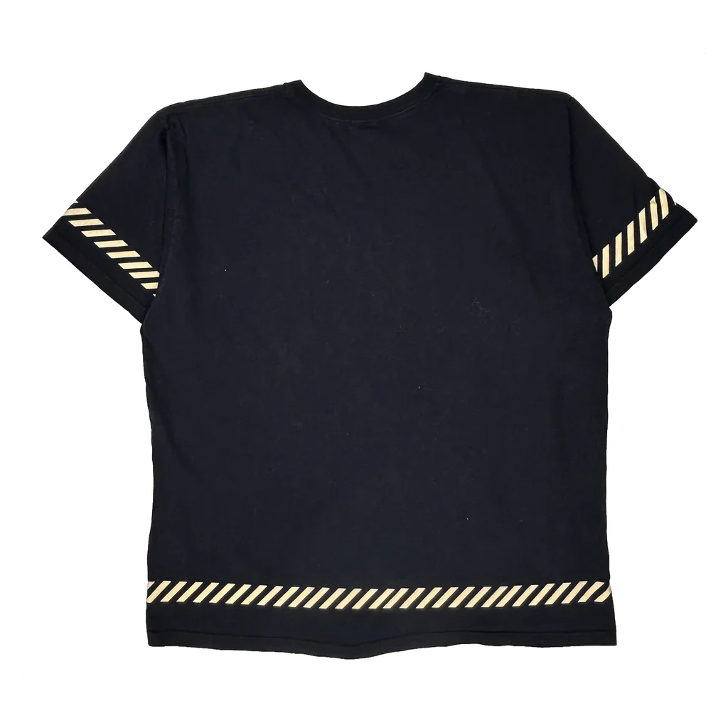 Dkny Spellout T-Shirt - XL Black Cotton - Image 2