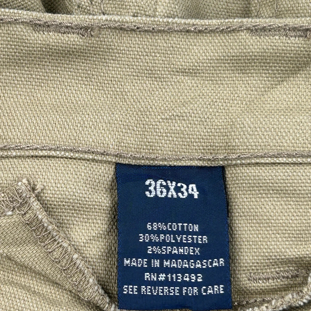 Dockers Cargo Trousers - 36W 34L Khaki Cotton Blend - Image 6