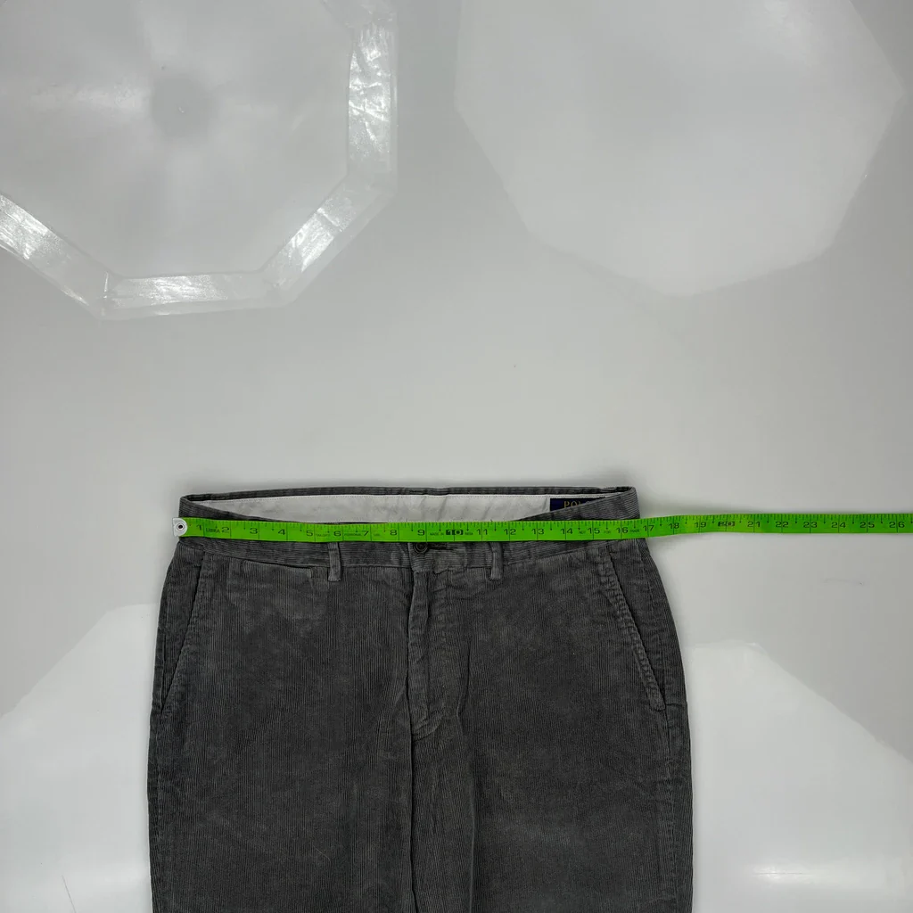 Dockers Cord Pants - 33″ Waist Gray Cotton - Image 3