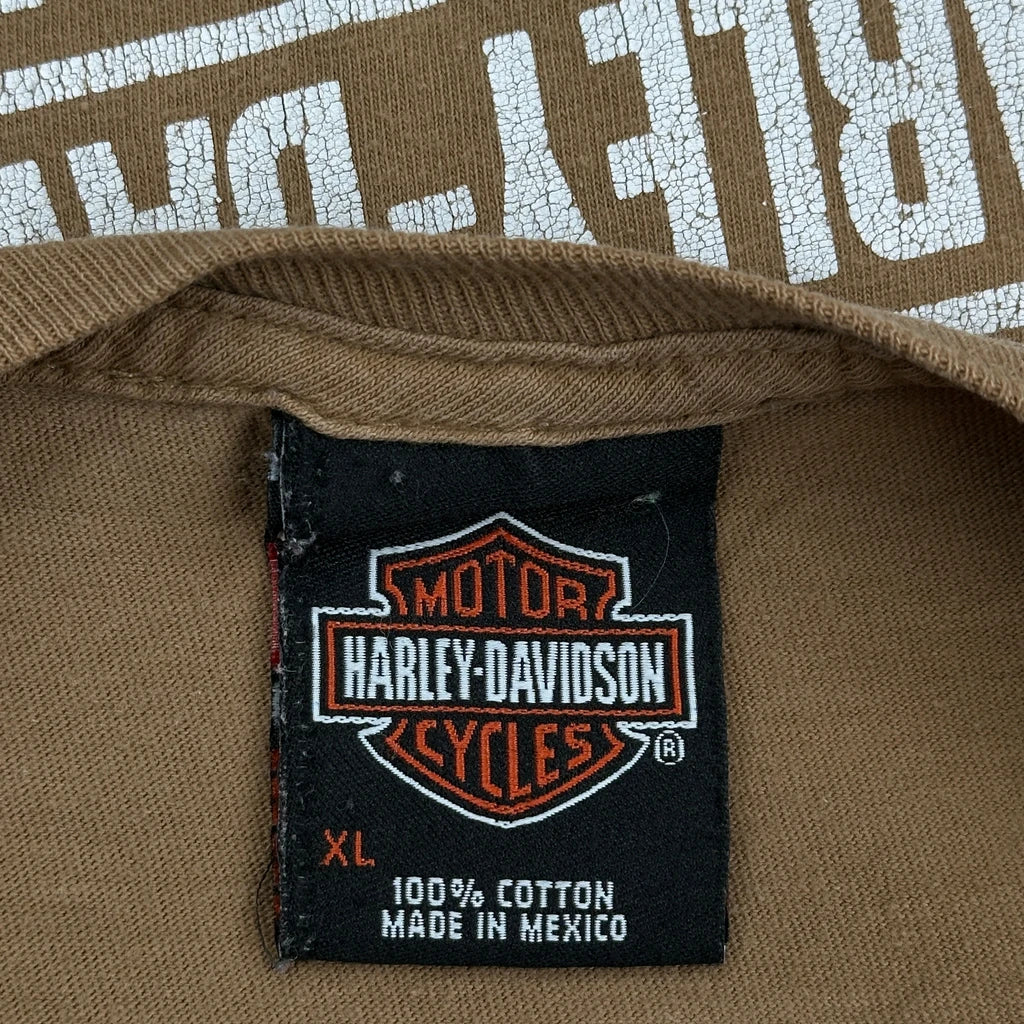 Doc'S Harley-Davidson Harley Davidson Graphic T-Shirt - XL Brown Cotton - Image 3