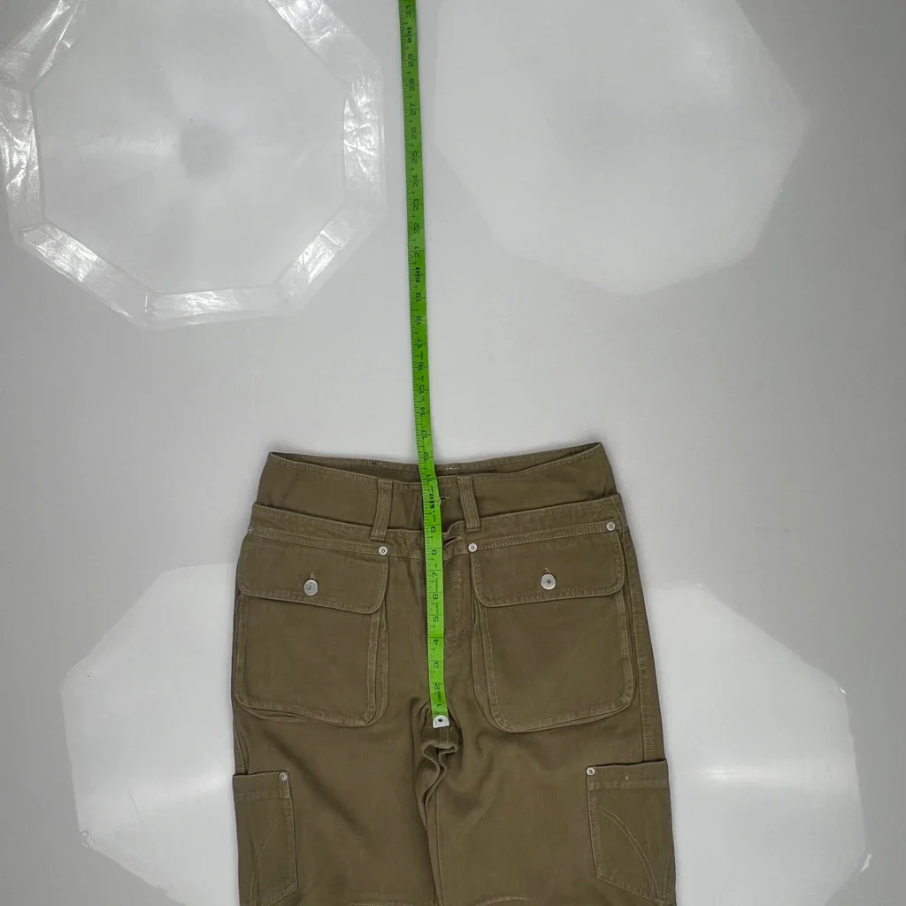 Dolce & Gabbana Multi Pocket Tactical Cargo Pants - 30W 34L Khaki Cotton - Image 4