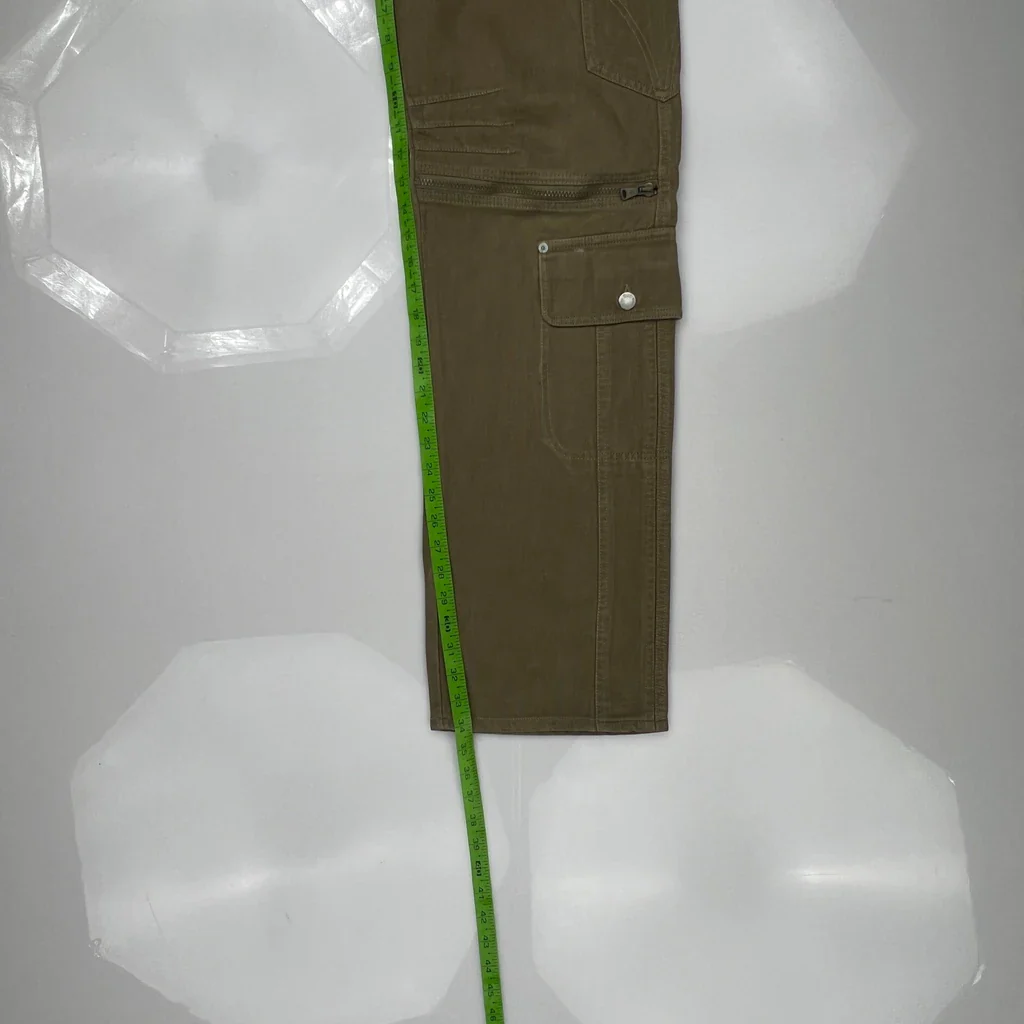 Dolce & Gabbana Multi Pocket Tactical Cargo Pants - 30W 34L Khaki Cotton - Image 5