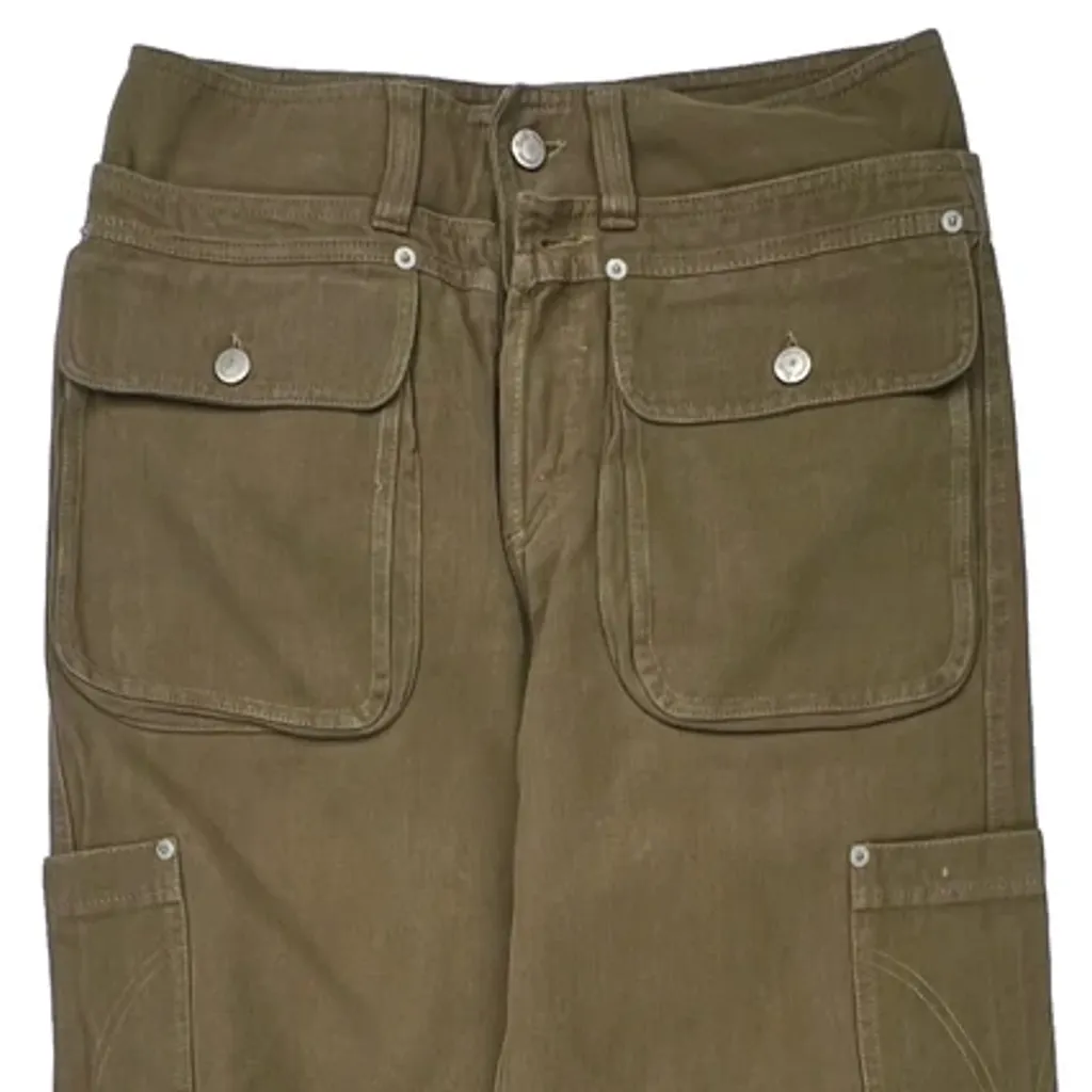 Dolce & Gabbana Multi Pocket Tactical Cargo Pants - 30W 34L Khaki Cotton - Image 9