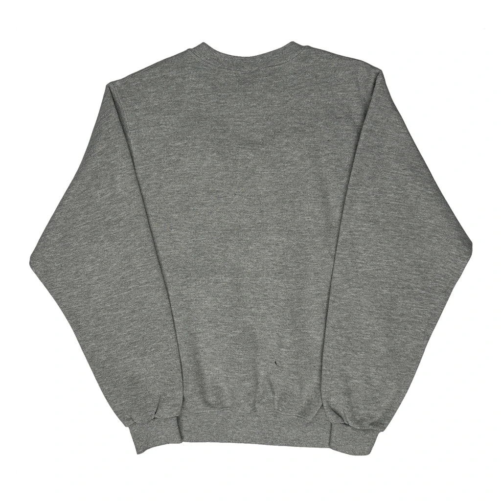 Donald Duck Disney Cartoon Sweatshirt - Small Grey Cotton Blend - Image 2