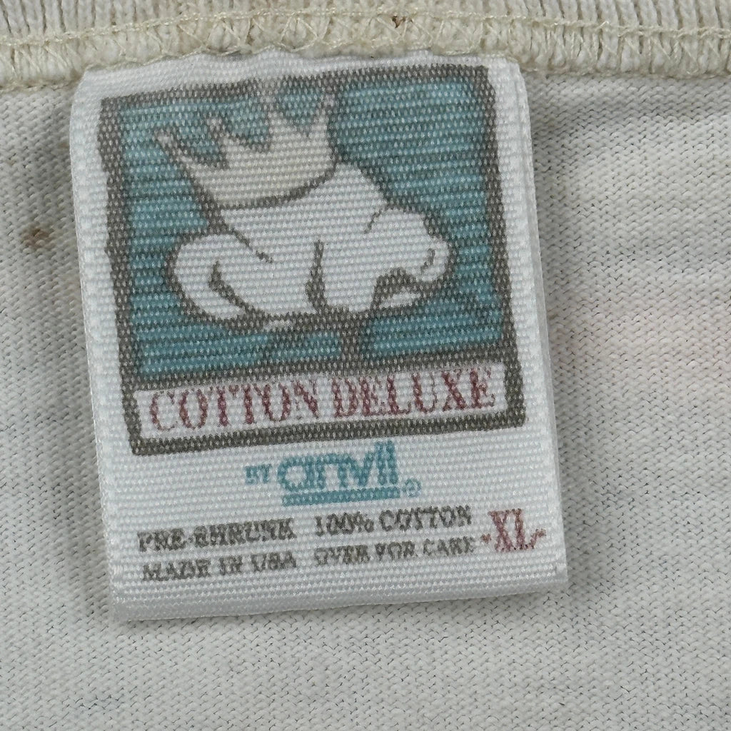 Doug George Motorsports Anvil Nascar T-Shirt - XL Cream Cotton - Image 3