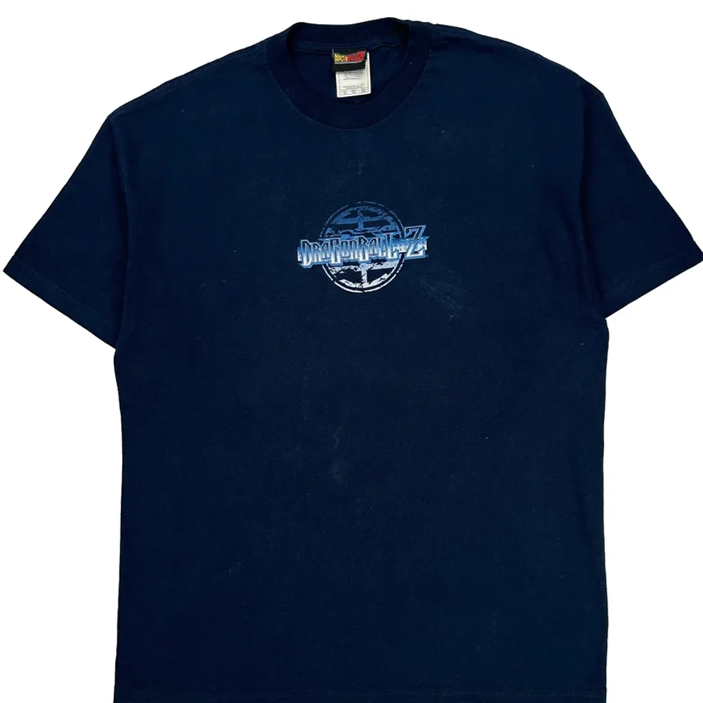 Dragon Ball Z Dragon Ball Z Cartoon T-Shirt - XL Navy Cotton - Image 4