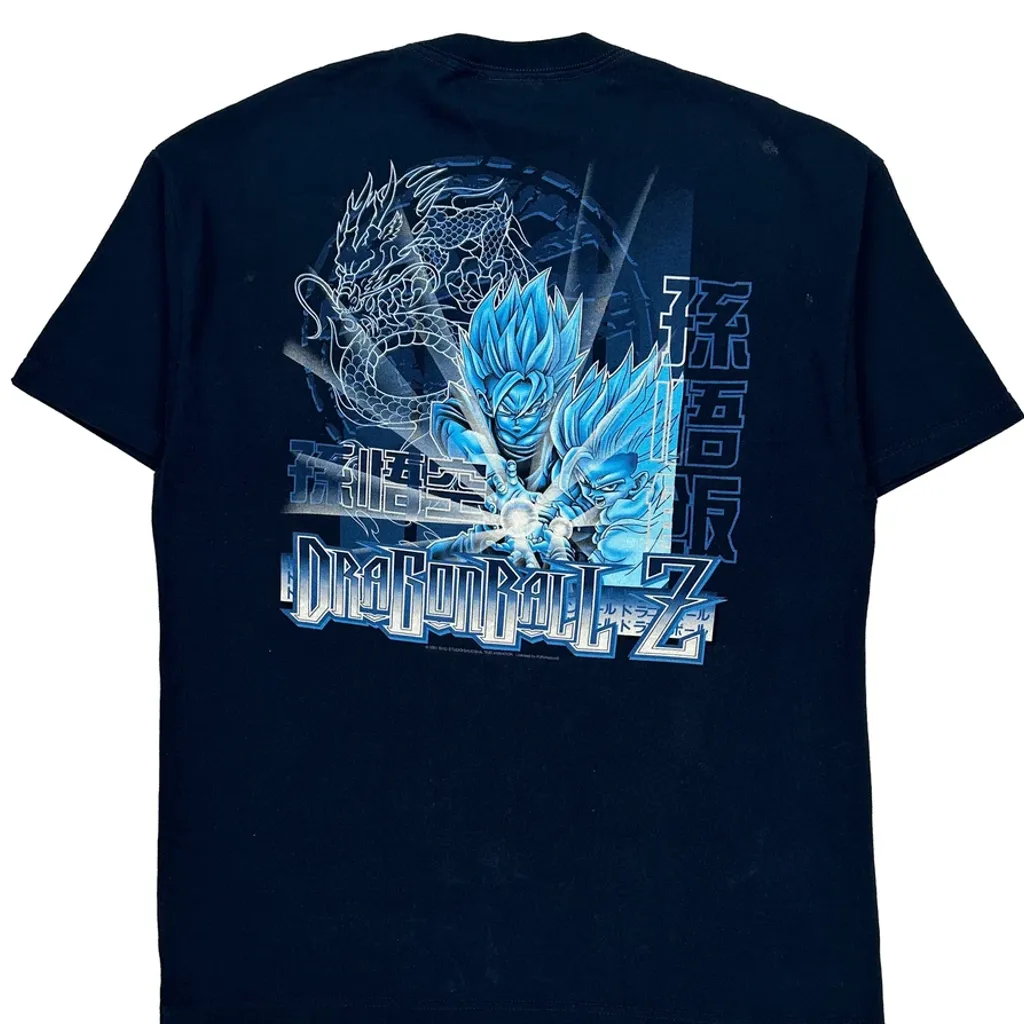 Dragon Ball Z Dragon Ball Z Cartoon T-Shirt - XL Navy Cotton - Image 6