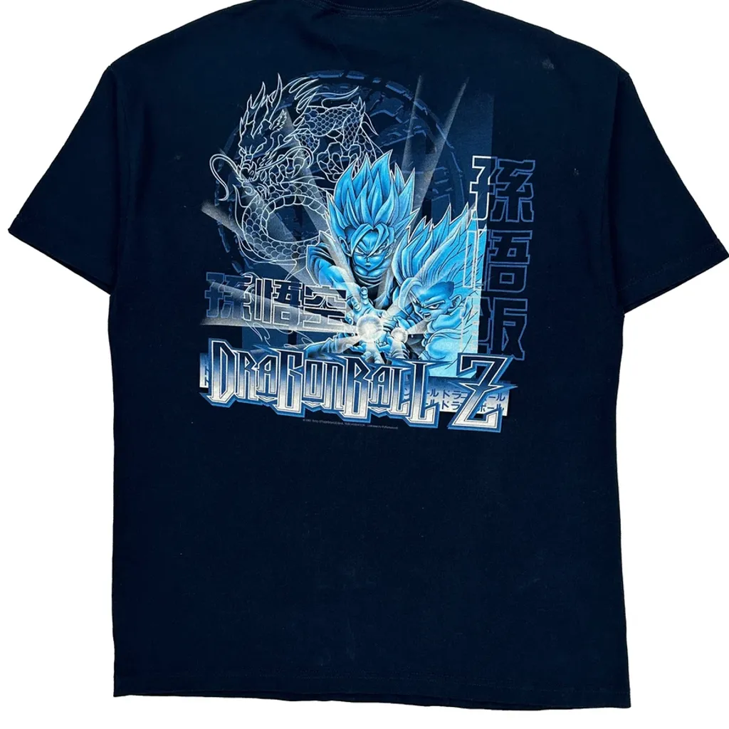 Dragon Ball Z Dragon Ball Z Cartoon T-Shirt - XL Navy Cotton - Image 7
