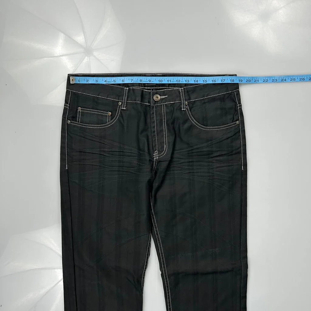 Dragon Kosmo Lupd Graphic Jeans - 38W 33L Black Cotton - Image 3
