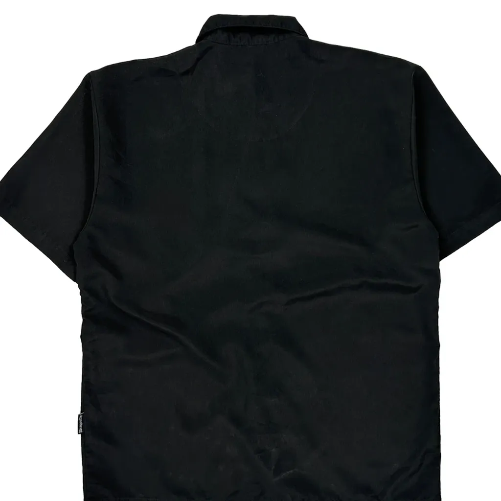 Dragonfly Graphic Short Sleeve Shirt - Large Black Cotton - Image 6