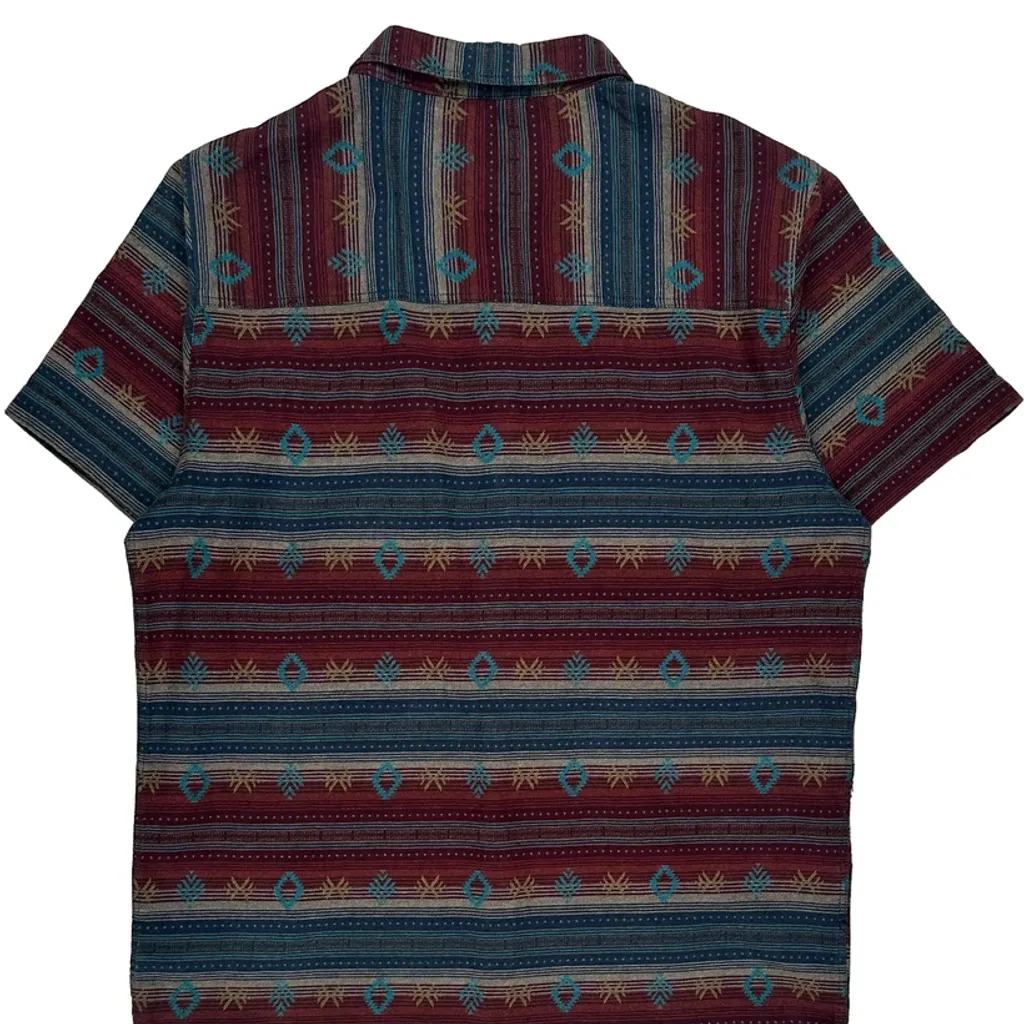 Dravus Short Sleeve Shirt - Large Multicoloured Cotton - Image 6