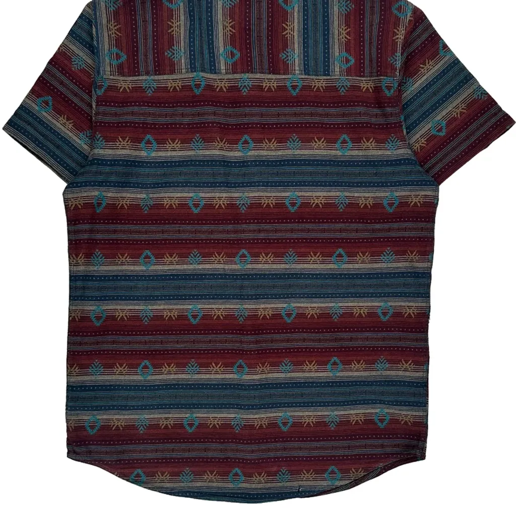 Dravus Short Sleeve Shirt - Large Multicoloured Cotton - Image 7