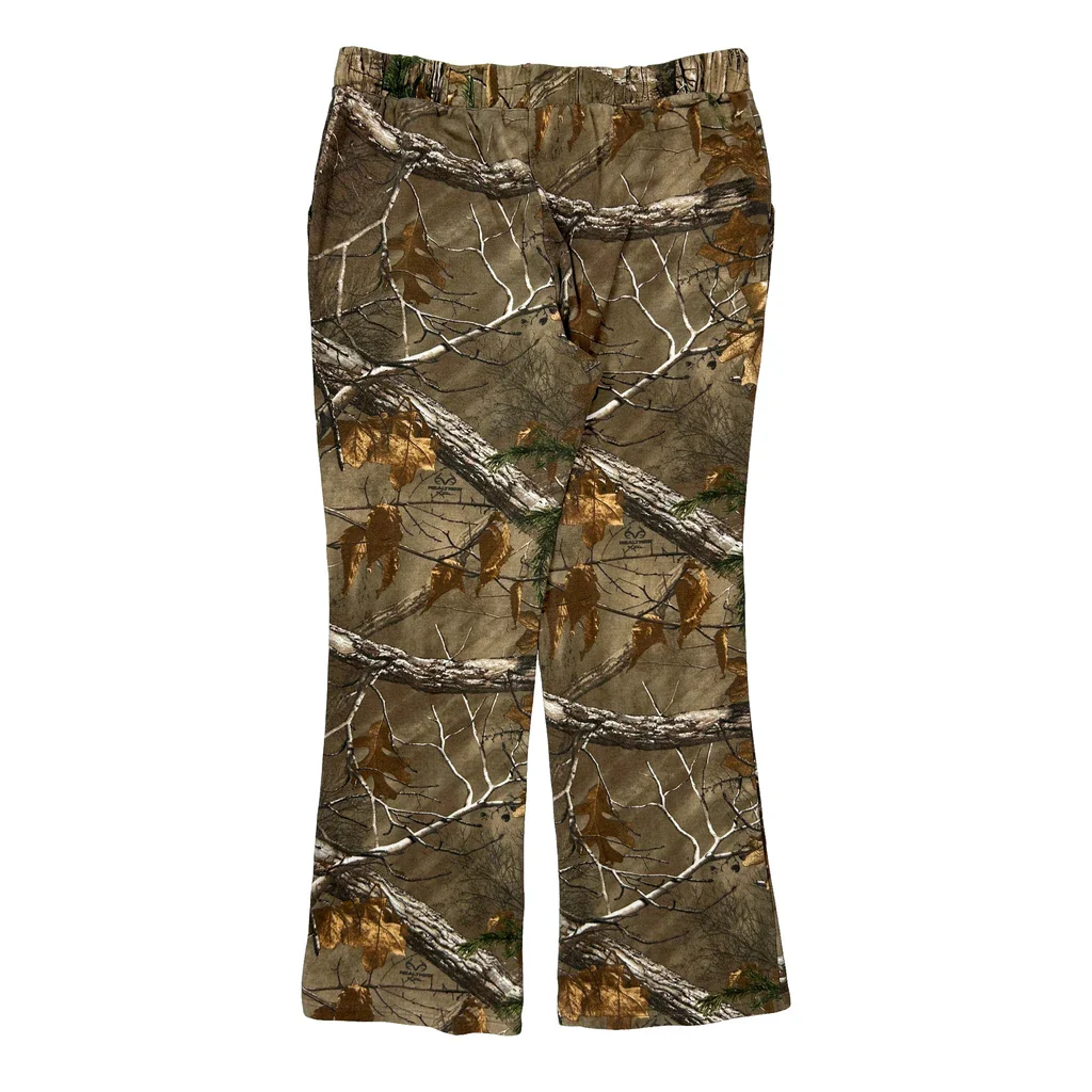 Drawstring Waist Realtree Joggers - XL Camo Cotton Blend - Image 2