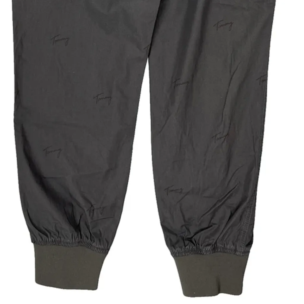 Drawstring Waist Tommy Jeans Cargo Joggers - Large Grey Cotton - Image 7