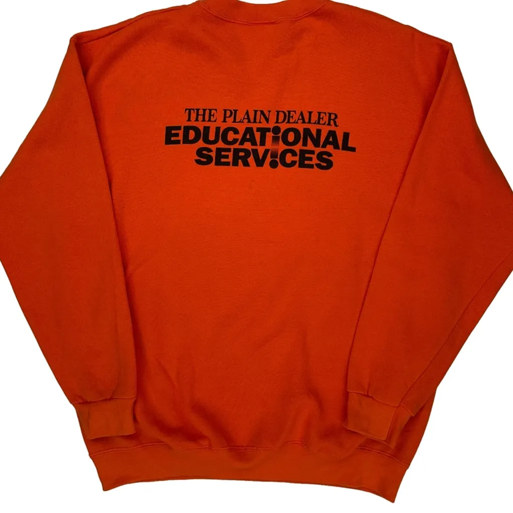 Dream-Seats Lee Graphic Sweatshirt - Large Orange Cotton - Image 6