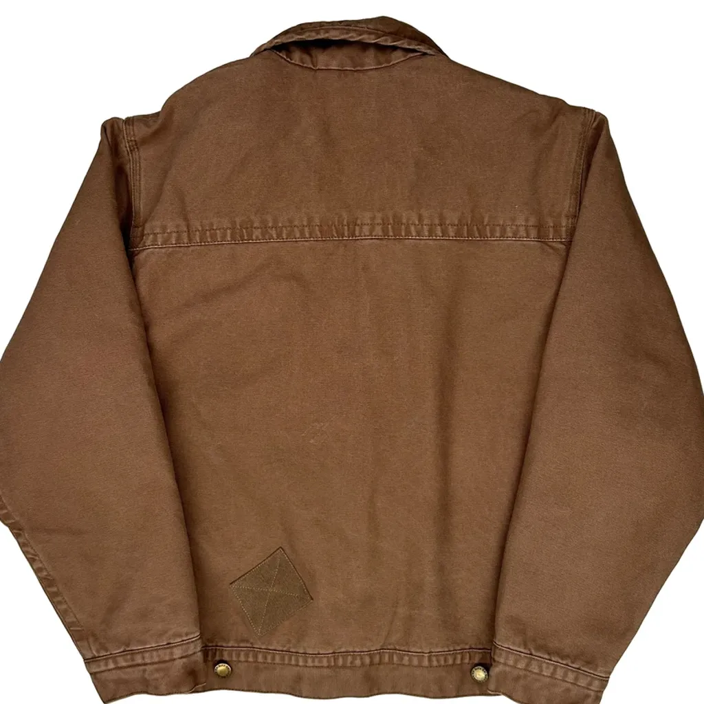 Dri-Duck Jacket - Small Brown Cotton - Image 6