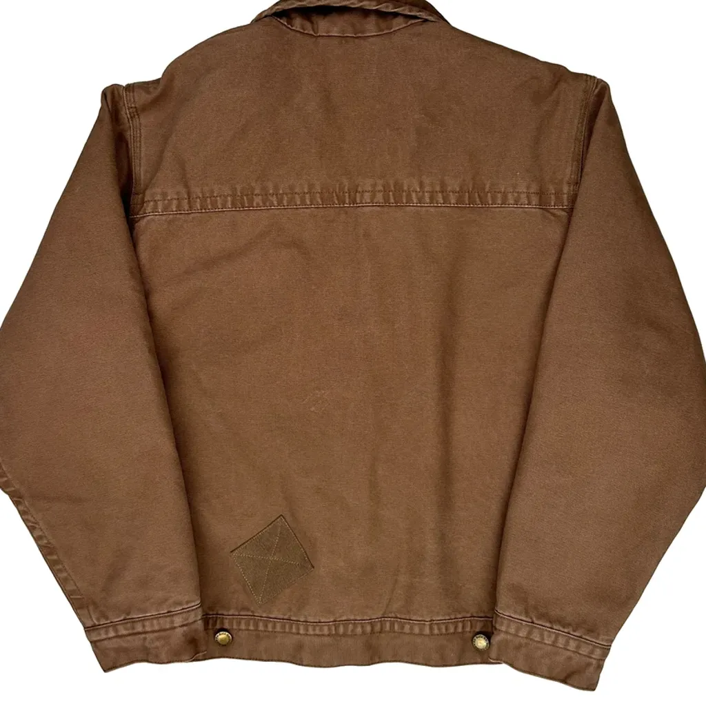 Dri-Duck Jacket - Small Brown Cotton - Image 7