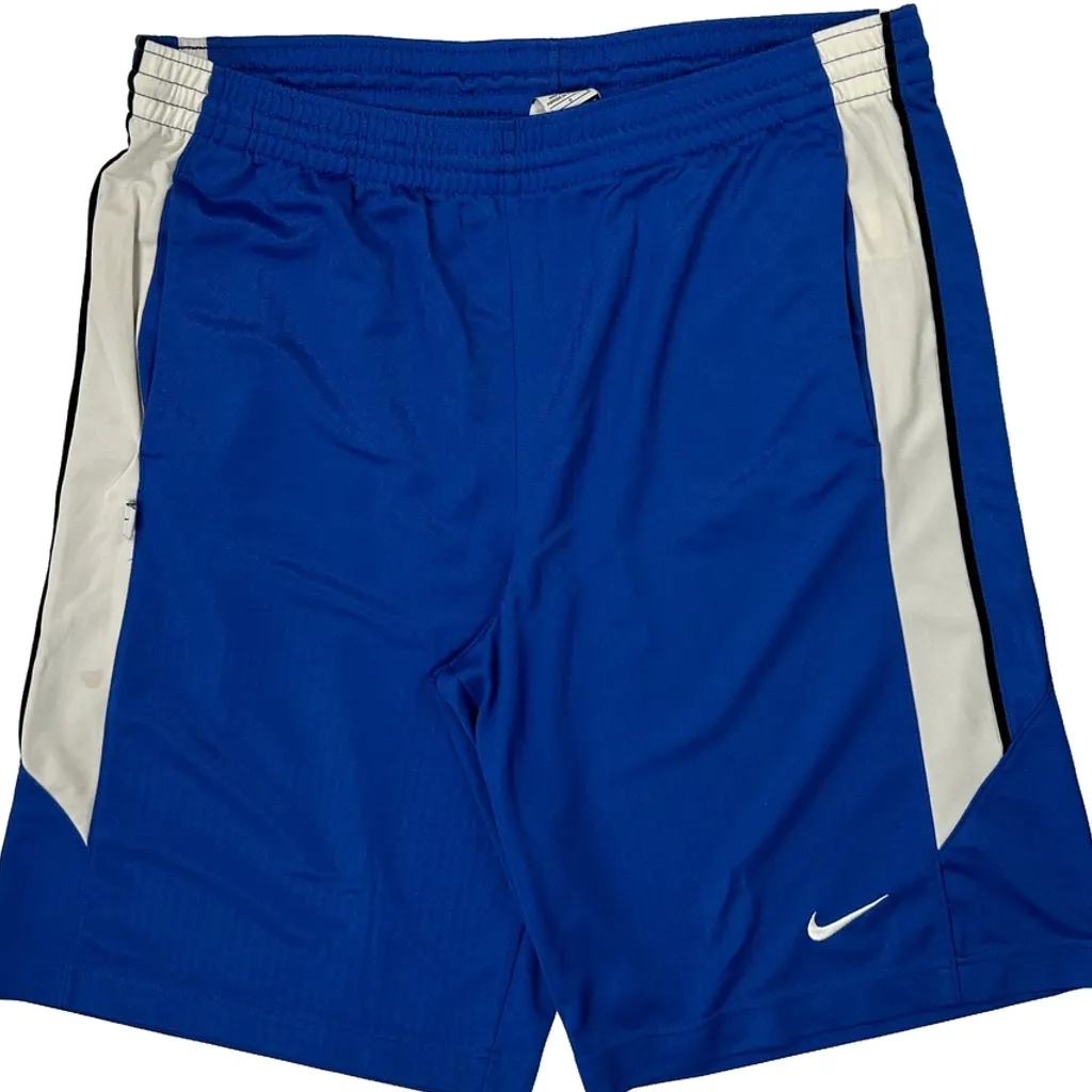 Dri-Fit Nike Sport Shorts - Large Blue Polyester - Image 4