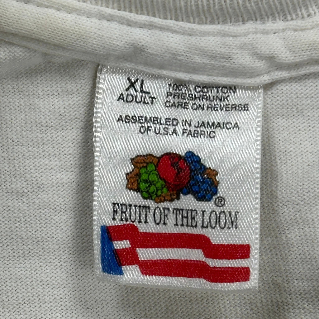Du Pont Fruit Of The Loom Single Stitch T-Shirt - XL White Cotton - Image 4