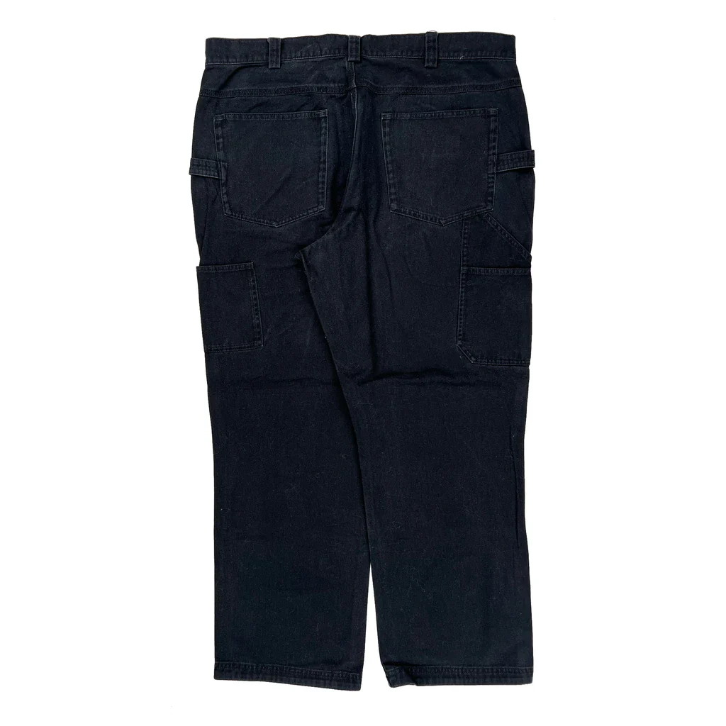 Duluth Cargo Pants - 36W 30L Black Cotton