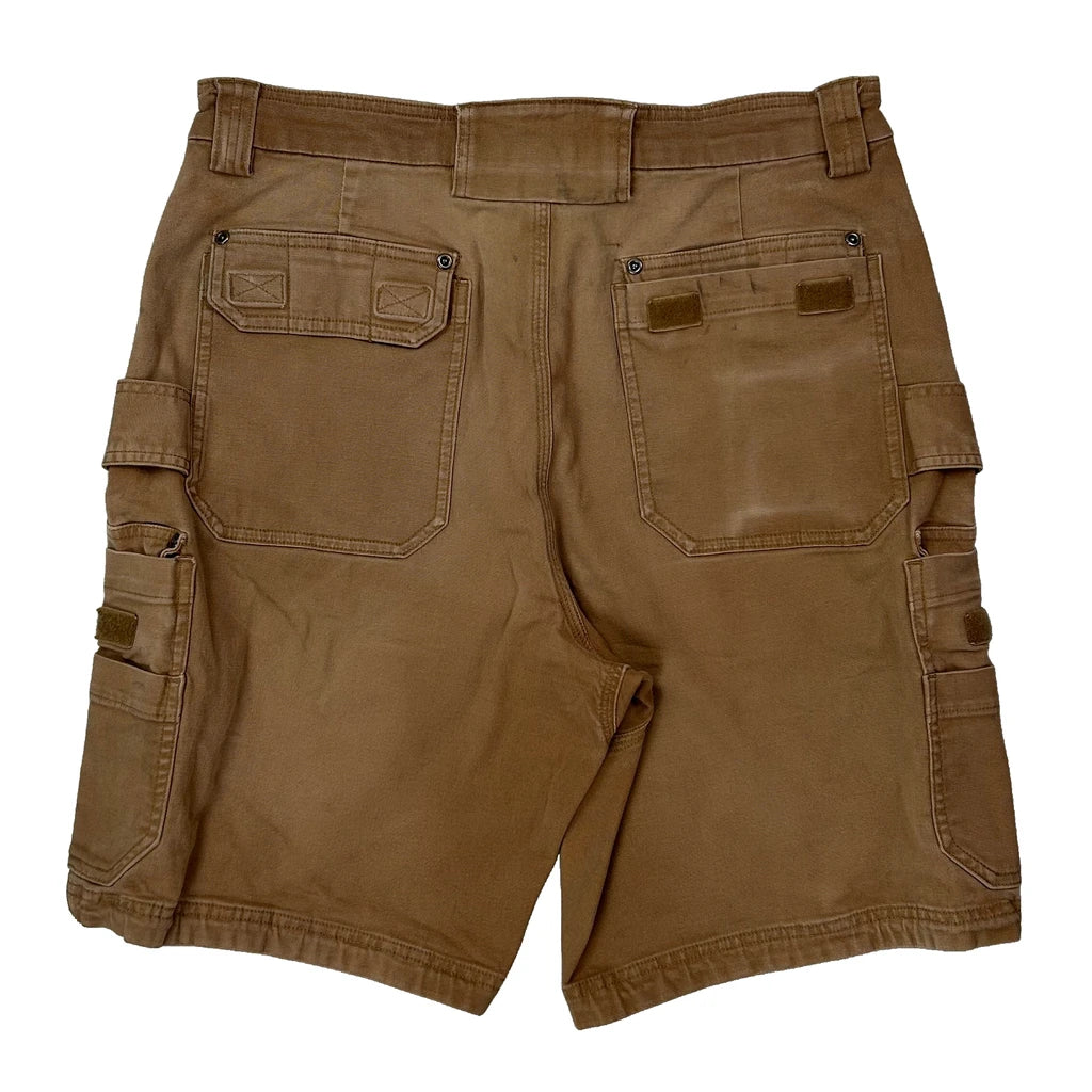 Duluth Cargo Shorts - 32W 10L Brown Cotton