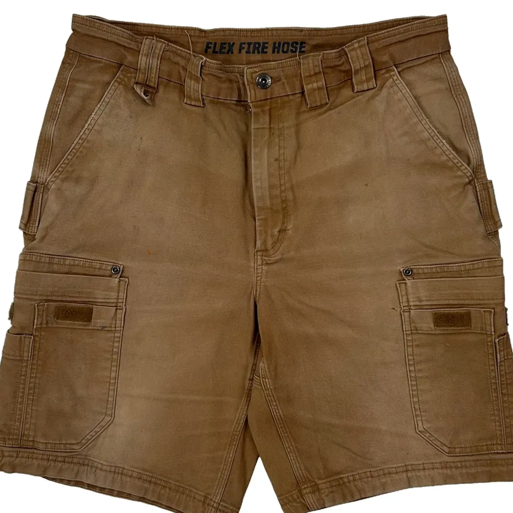 Duluth Cargo Shorts - 32W 10L Brown Cotton - Image 9