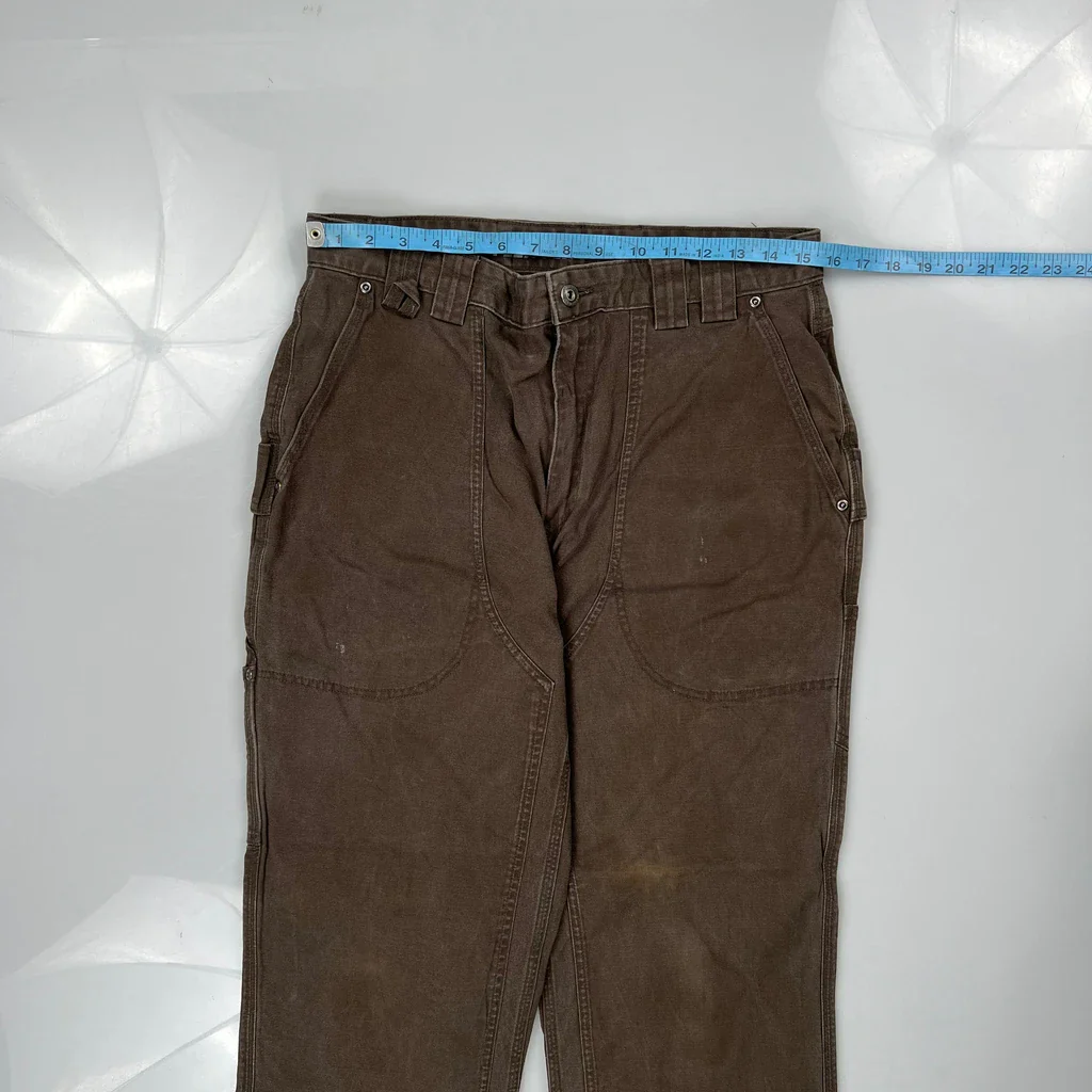 Duluth Cargo Trousers - 30W 30L Brown Cotton - Image 3