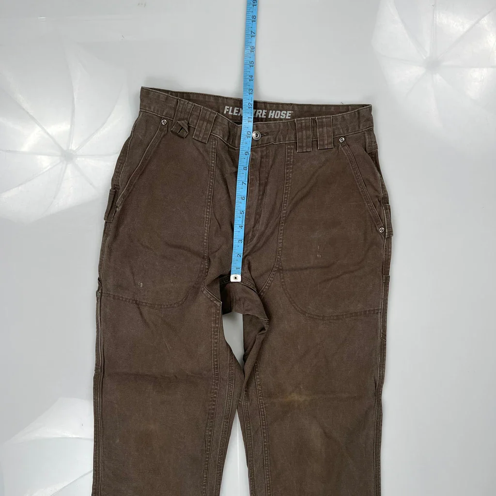 Duluth Cargo Trousers - 30W 30L Brown Cotton - Image 4