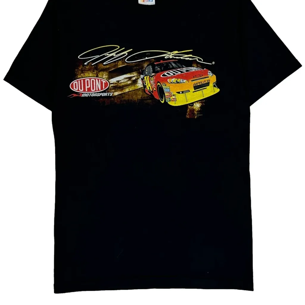 Dupont Motorsports Chase Authentics Nascar T-Shirt - Small Black Cotton - Image 4