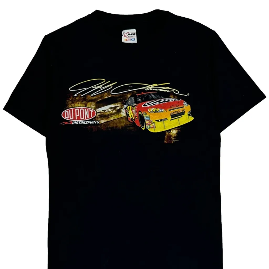 Dupont Motorsports Chase Authentics Nascar T-Shirt - Small Black Cotton - Image 5