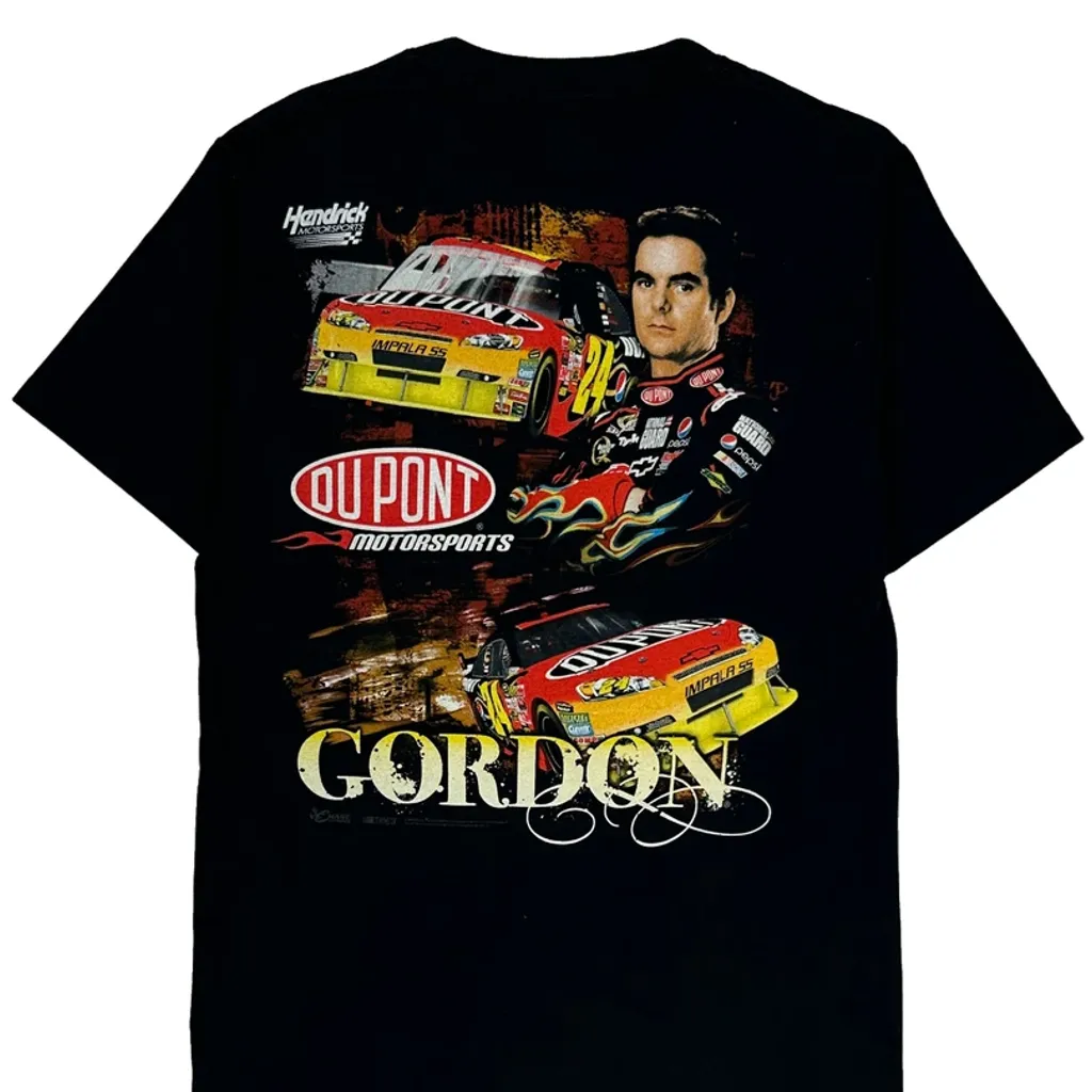 Dupont Motorsports Chase Authentics Nascar T-Shirt - Small Black Cotton - Image 6