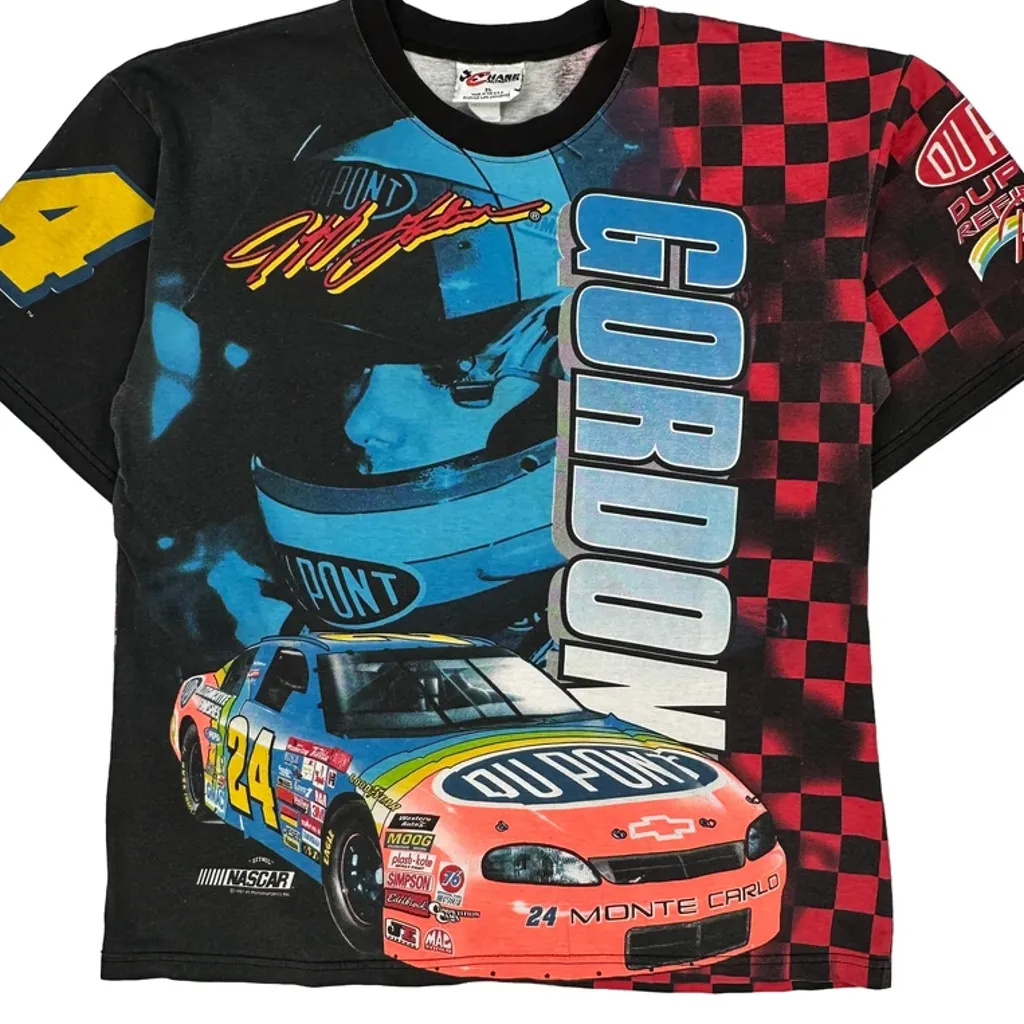 Dupont Racing Team Chase Authentics Nascar Aop T-Shirt - XL Multicoloured Cotton - Image 8