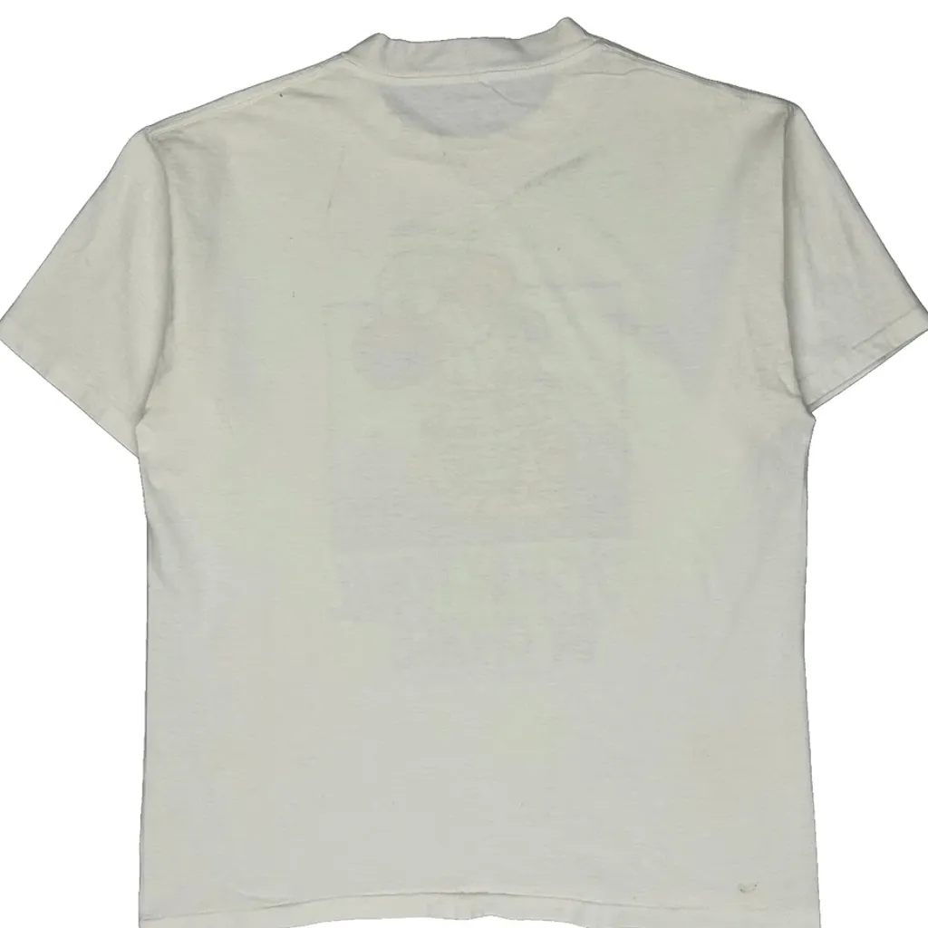 Dysfunctional By Choice Anvil Cartoon T-Shirt - Large White Cotton - Image 6