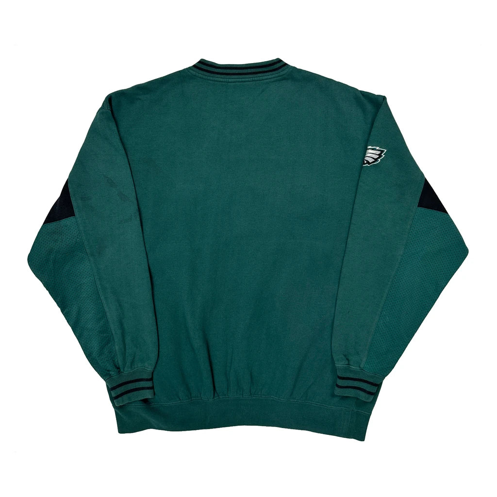 Eagles Nfl Football Sweatshirt - XL Green Polyester Blend - Image 2
