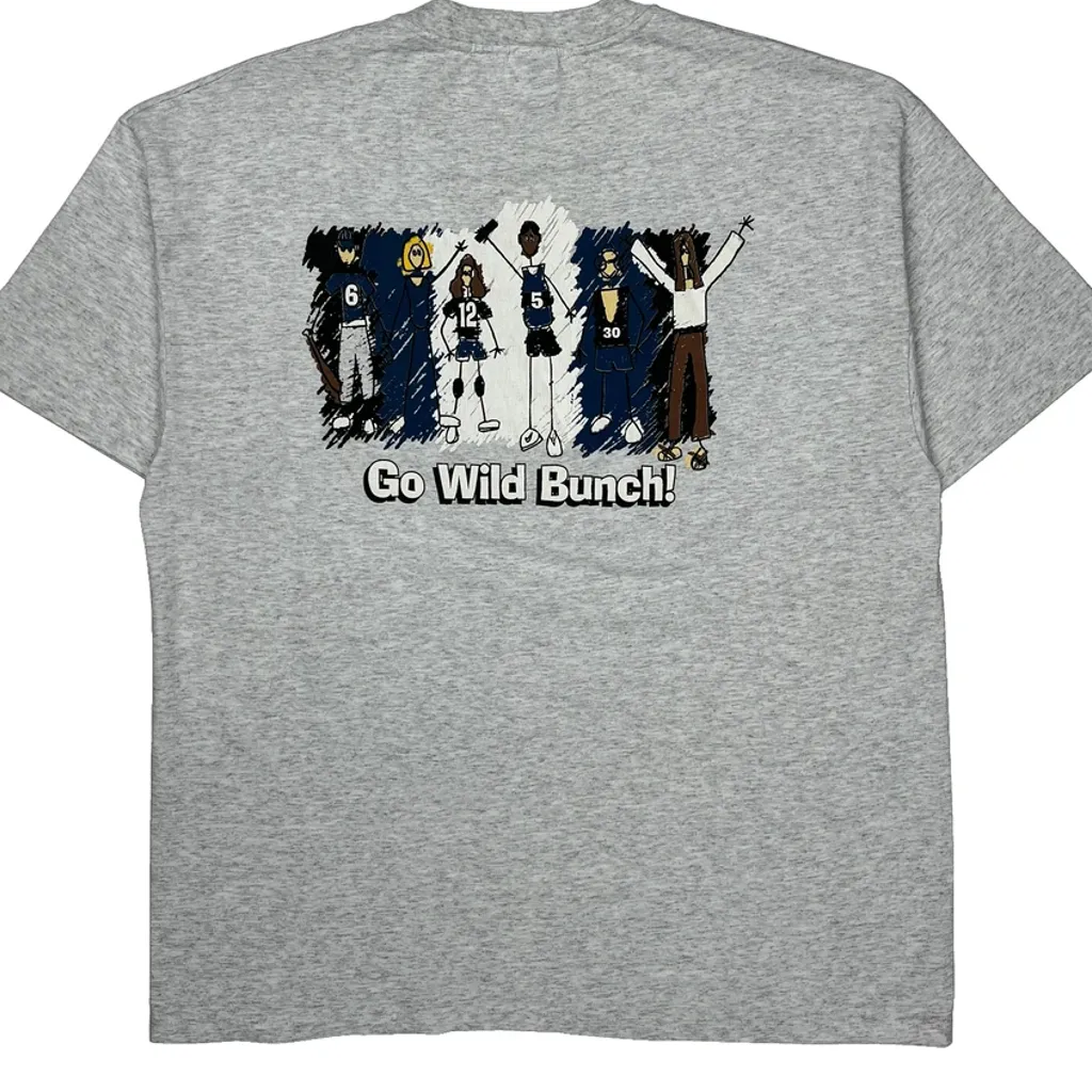 East Burke High Hanes Single Stitch T-Shirt - XL Grey Cotton Blend - Image 6