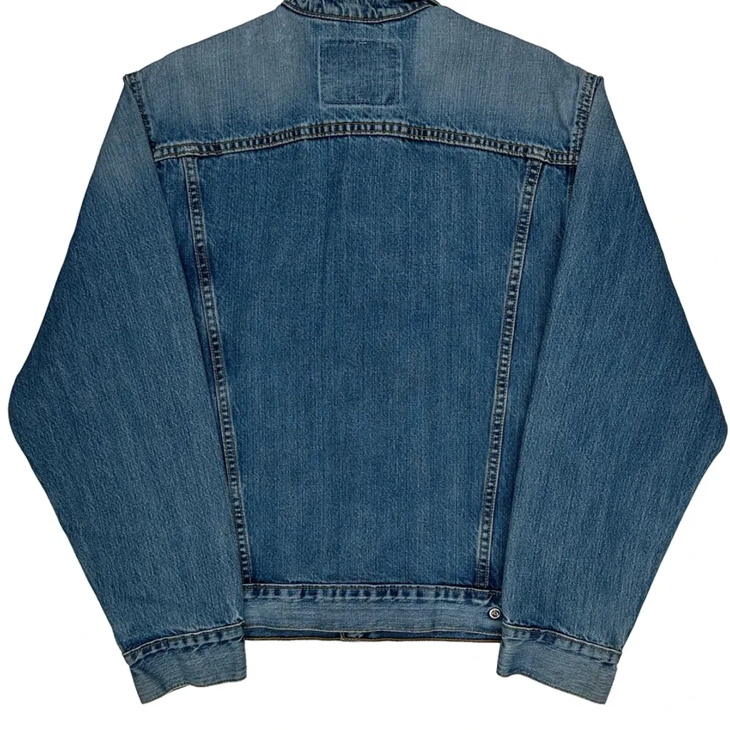 Easy Rider Levis Denim Jacket - Medium Blue Cotton - Image 6