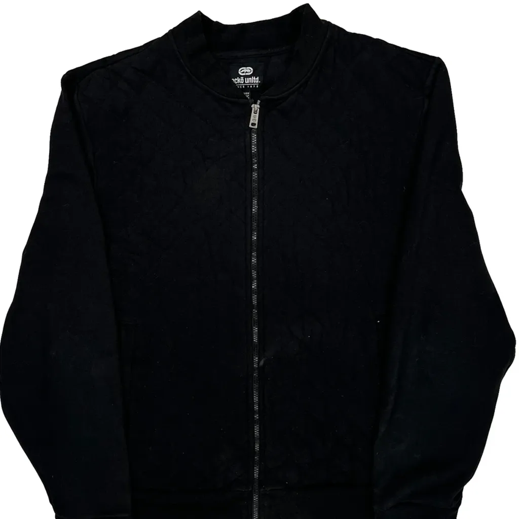 Ecko Unltd Bomber Jacket - 2XL Black Polyester - Image 5