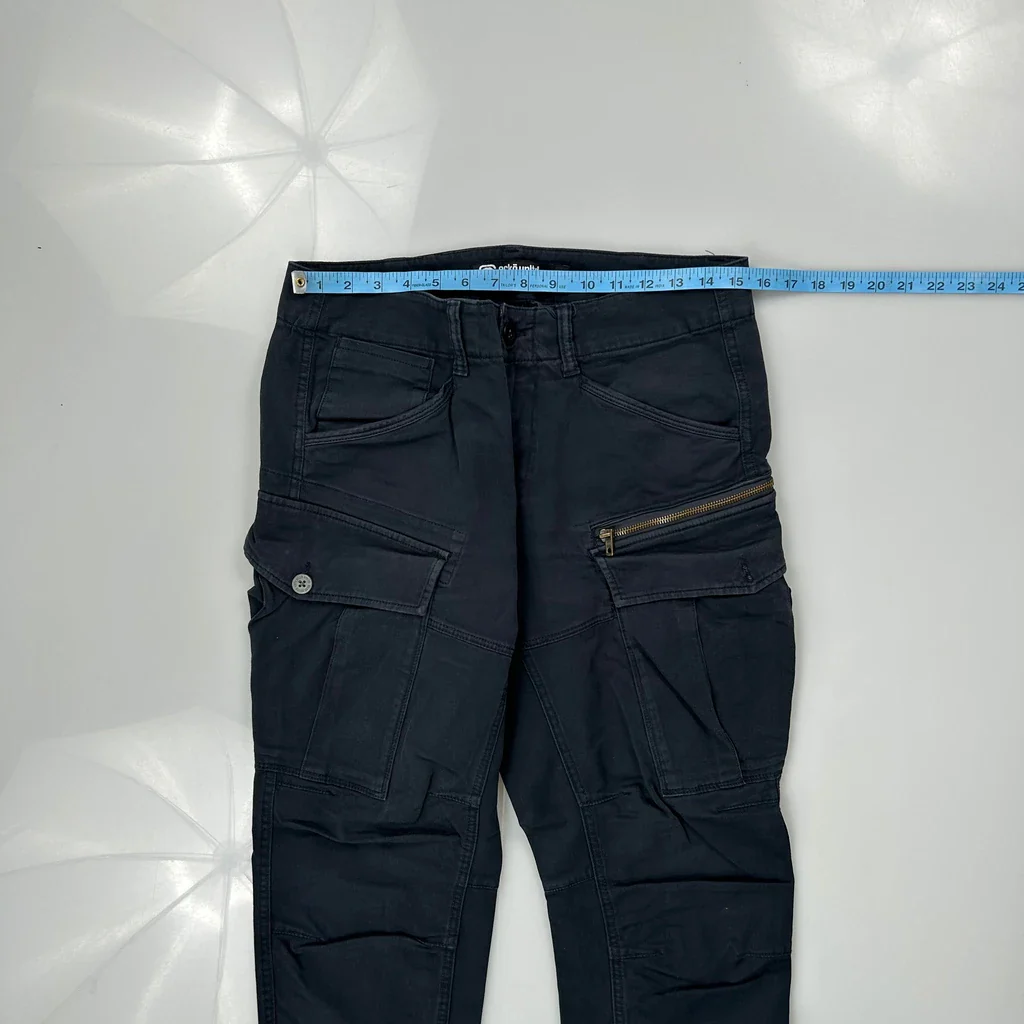 Ecko Unltd Cargo Trousers - 31W 29L Black Cotton - Image 3