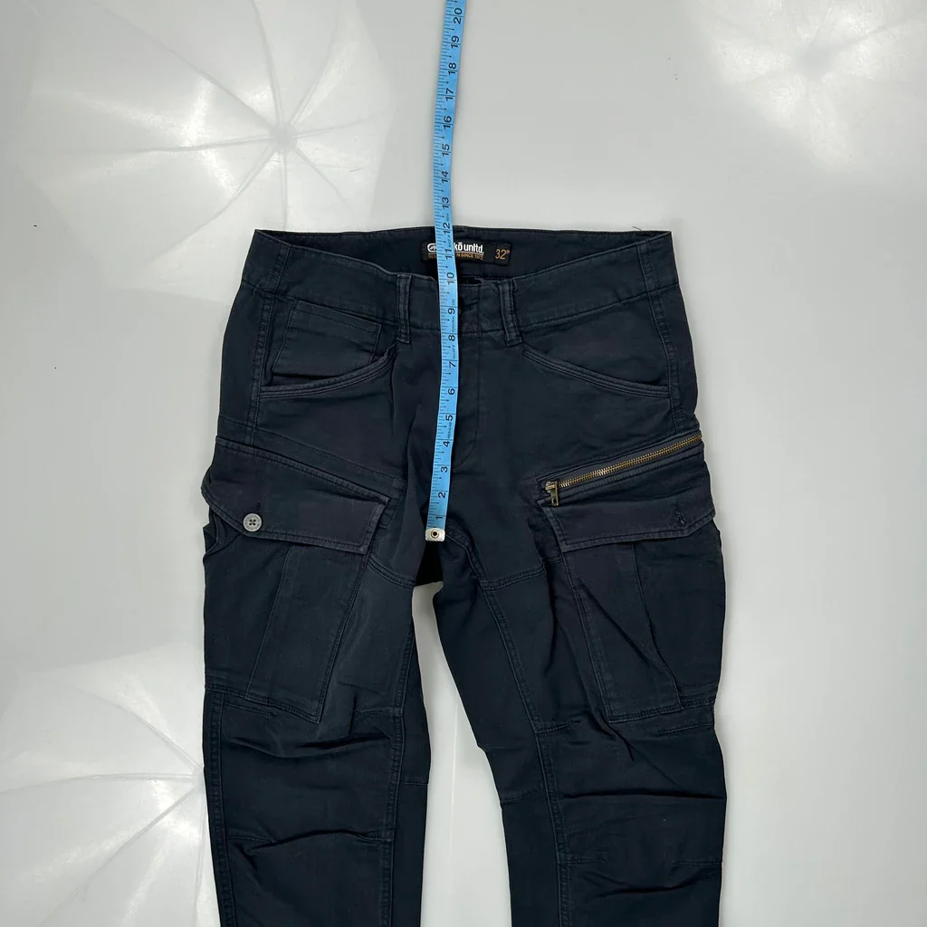 Ecko Unltd Cargo Trousers - 31W 29L Black Cotton - Image 4