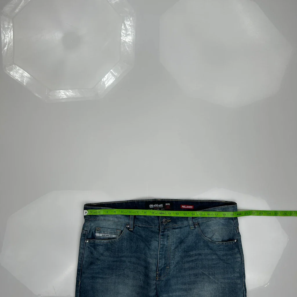 Ecko Unltd Denim Shorts - 38W 11L Blue Denim - Image 3